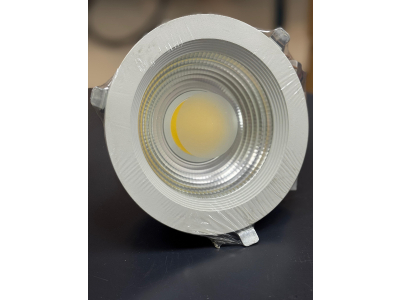 20W LED Downlight 3000K Sıcak Beyaz | Alüminyum Kasa Gömme Spot